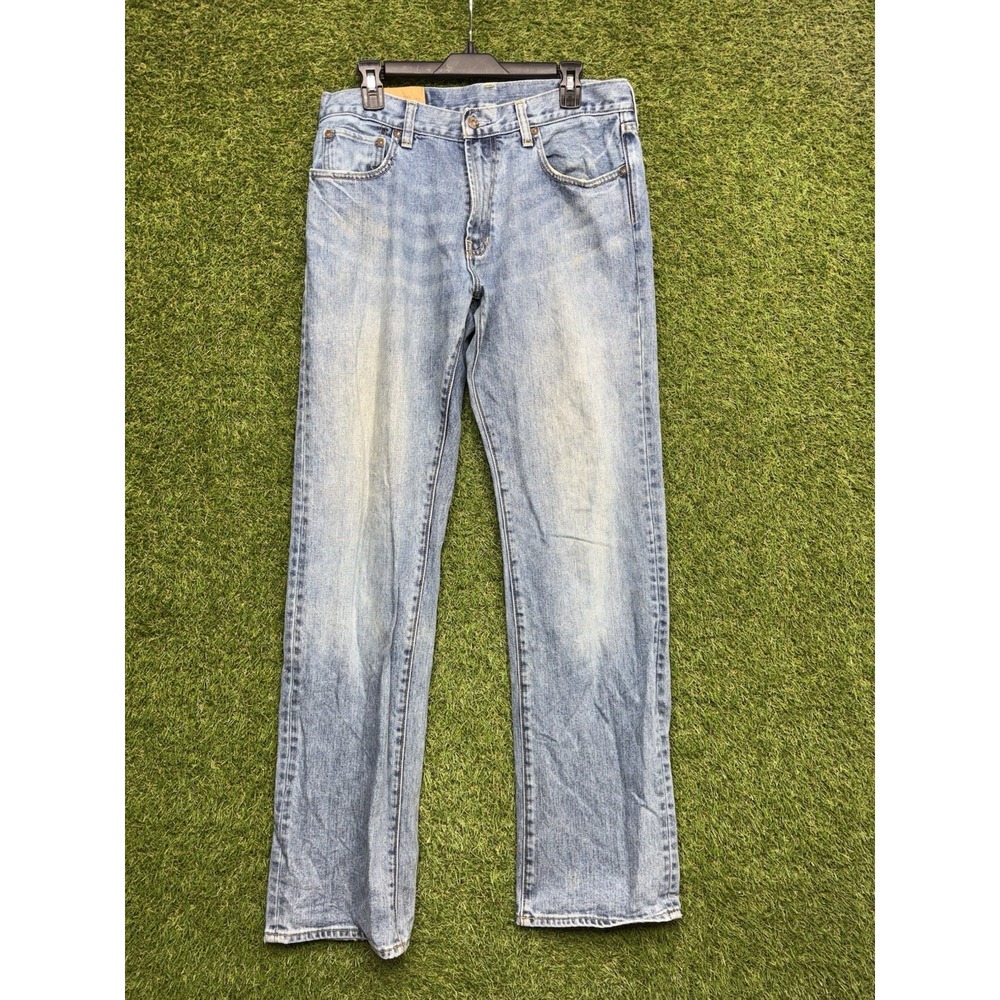 Gap Jeans Mens 32x34 Light Wash Denim Standard Fit Straight Leg Casual